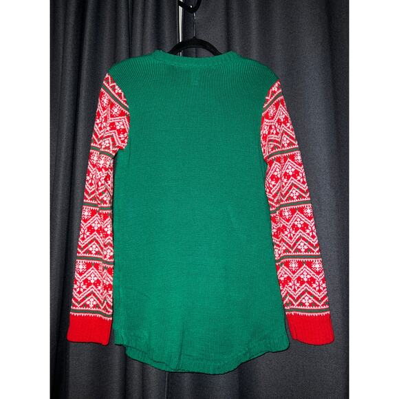 Ugly Christmas Sweater Xmas Size XL Cat - Picture 3 of 3